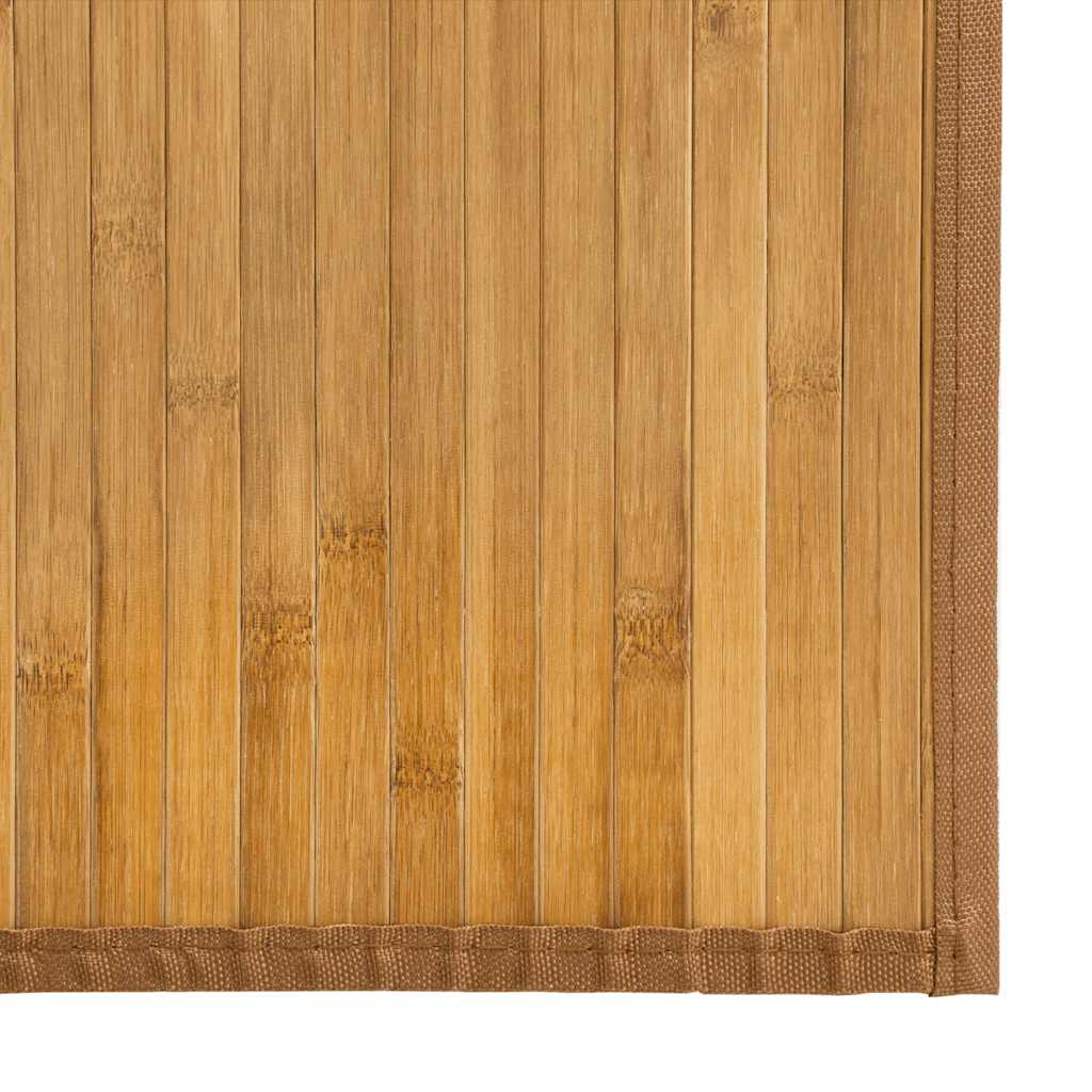 Kilimas, natūralios spalvos, 80x200cm, bambukas, stačiakampis