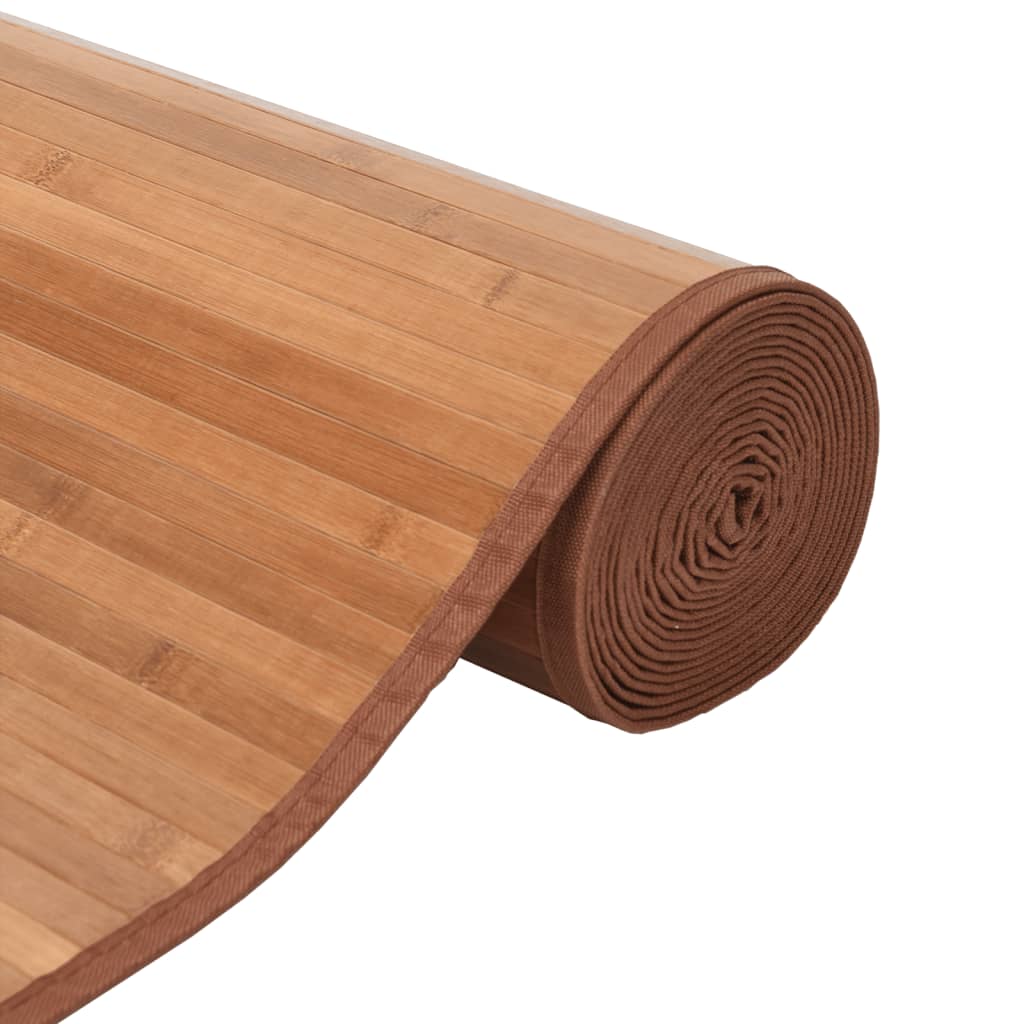 Carpet, natural color, 80x1000cm, bamboo, rectangular
