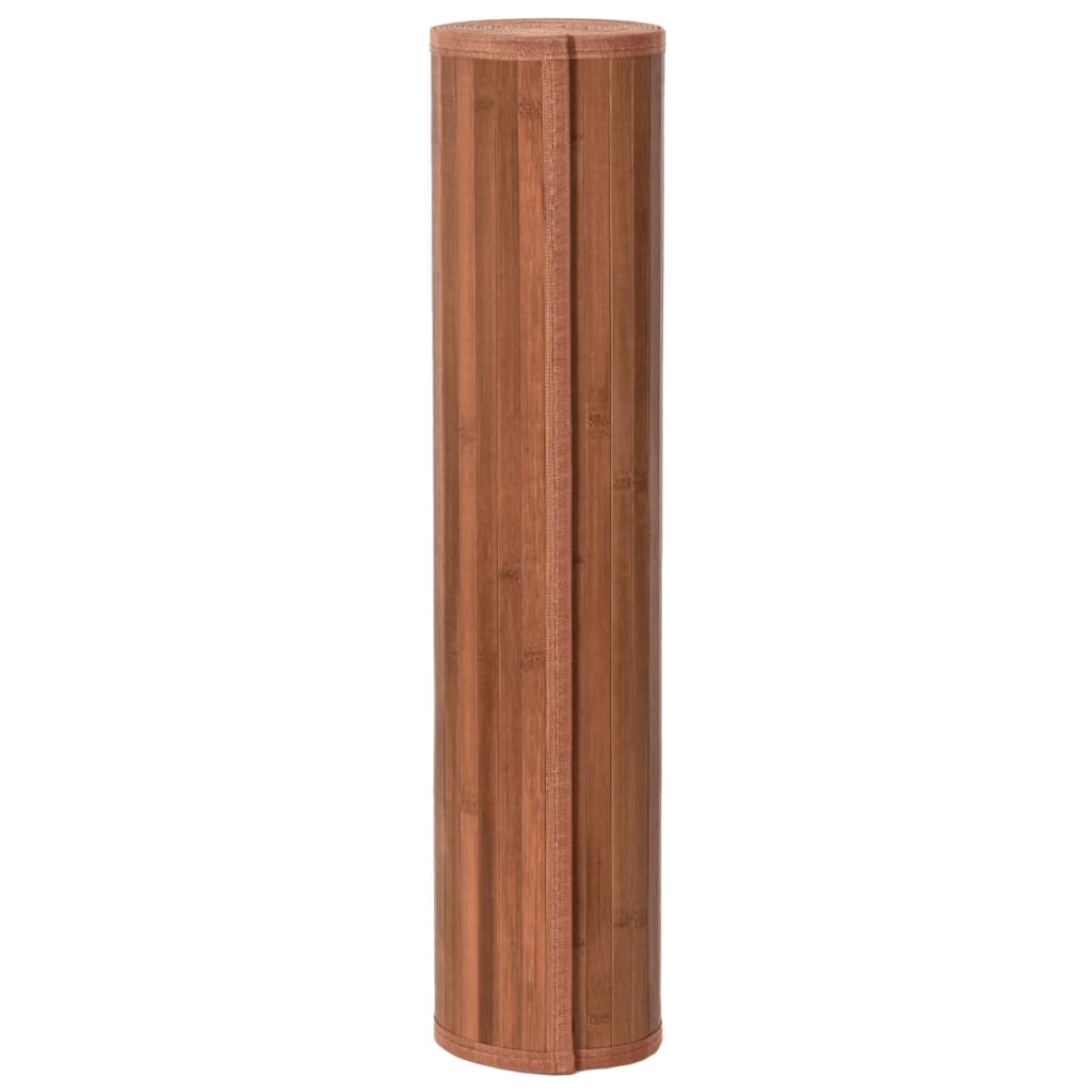 Carpet, brown, 80x1000cm, bamboo, rectangular