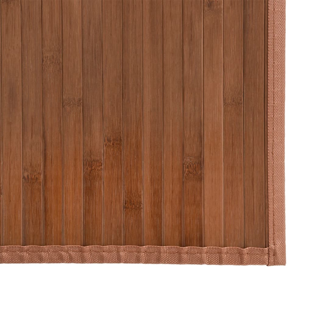 Carpet, brown, 80x1000cm, bamboo, rectangular