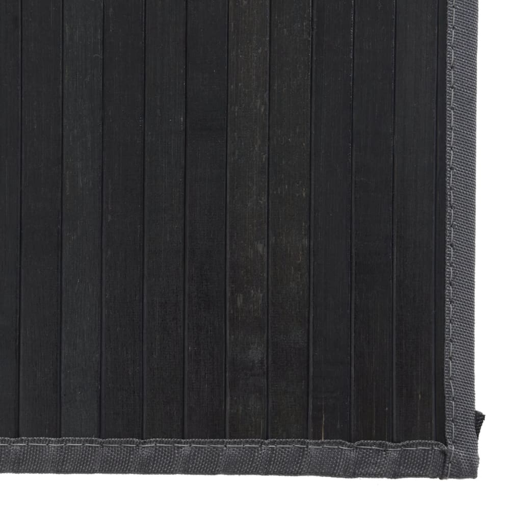 Carpet, grey, 80x1000cm, bamboo, rectangular