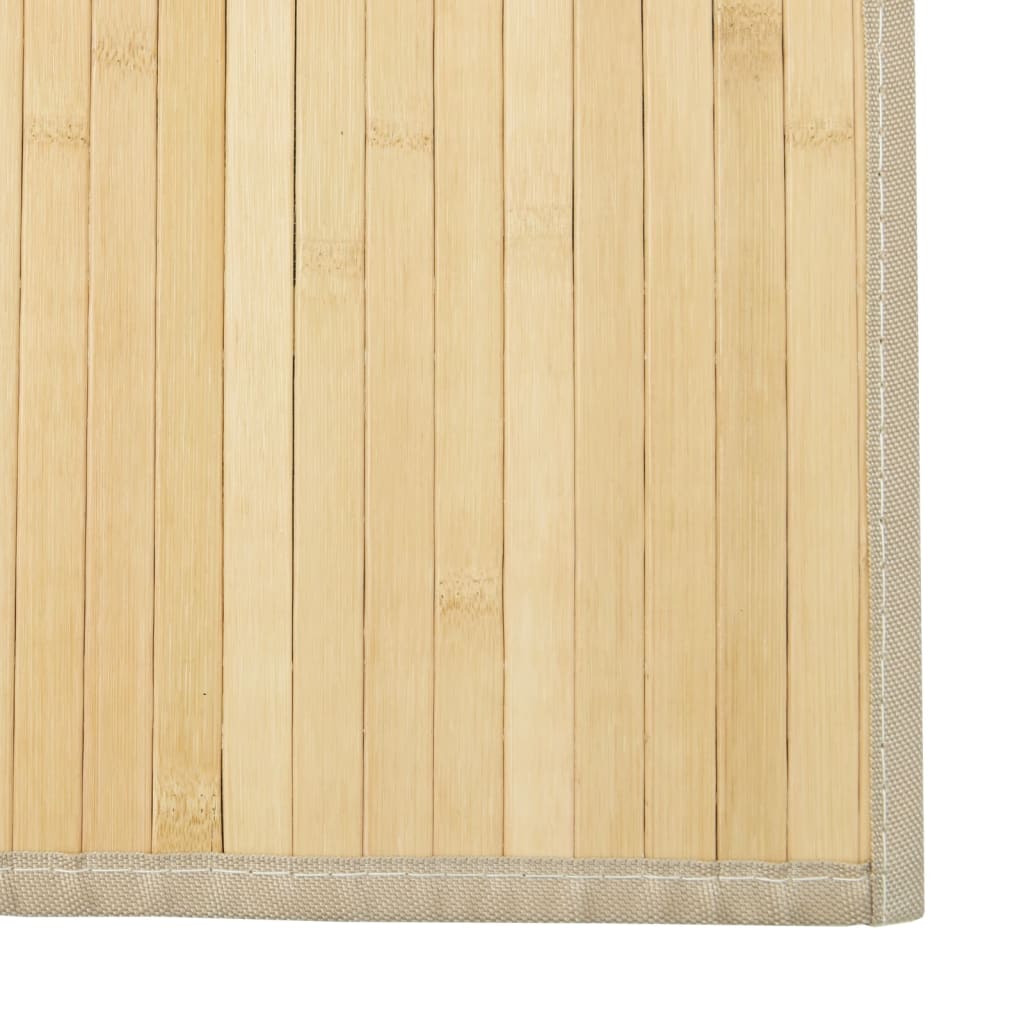 Rug, light natural, 100x200cm, bamboo, rectangular