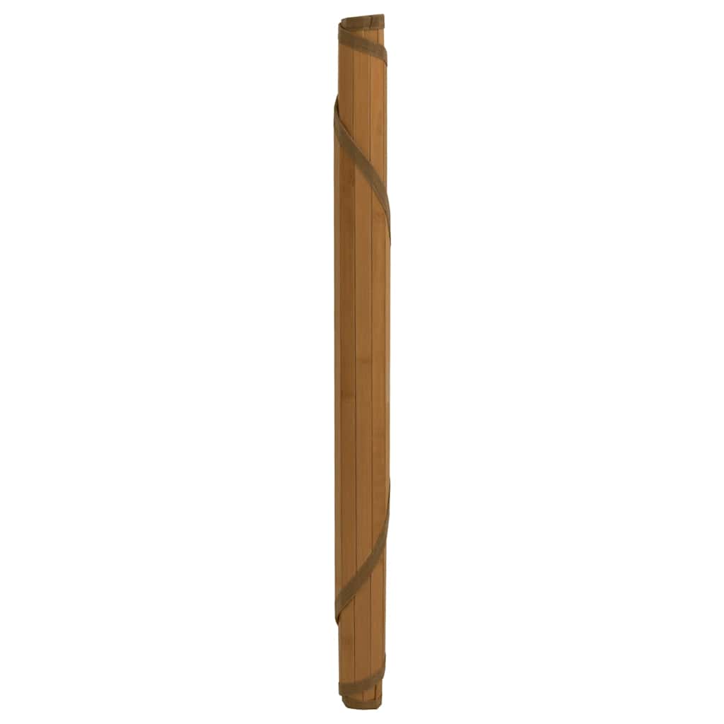 Kilimas, rudos spalvos, 80cm, bambukas, apskritas
