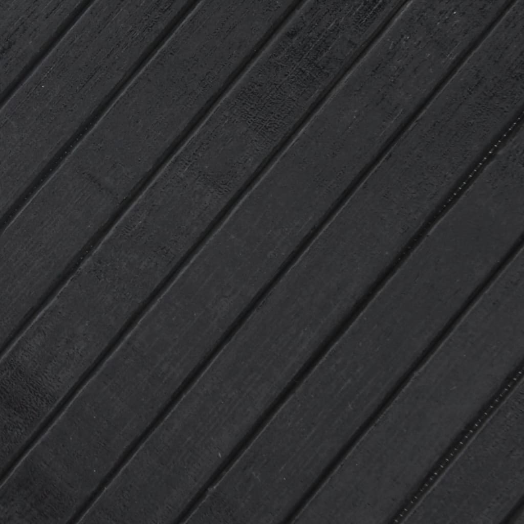 Carpet, grey, 80cm, bamboo, round