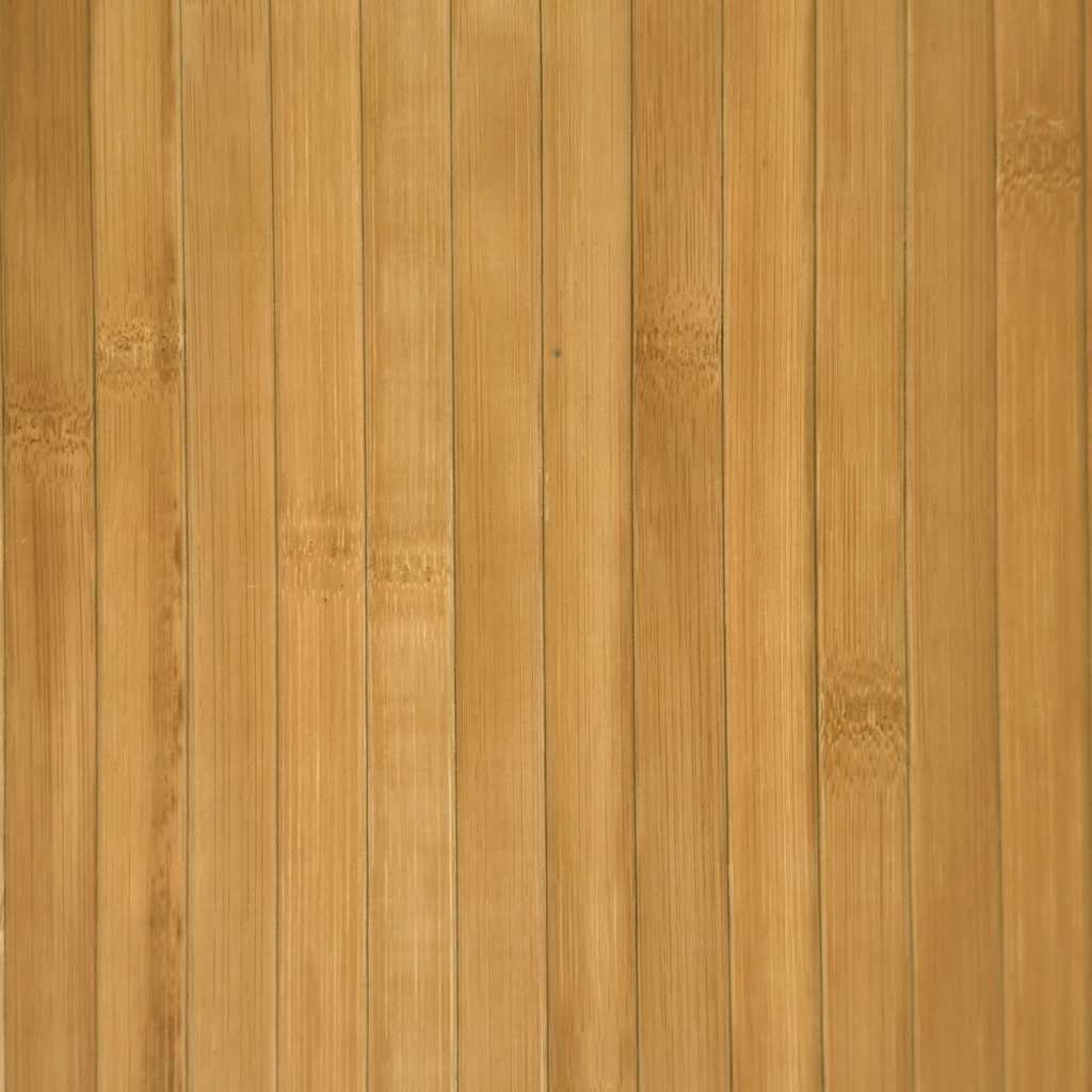 Kilimas, apvalus, natūralus, 100 cm, bambukas