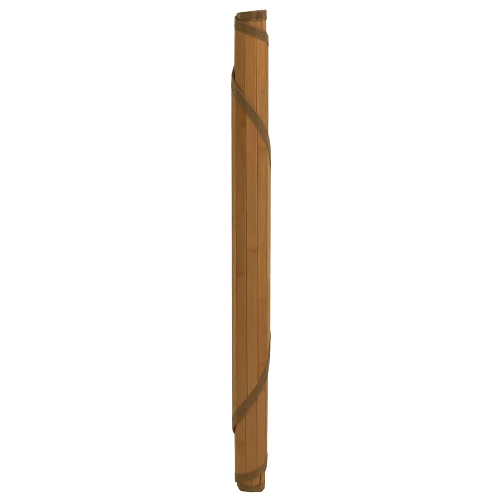 Kilimas, rudos spalvos, 100cm, bambukas, apskritas