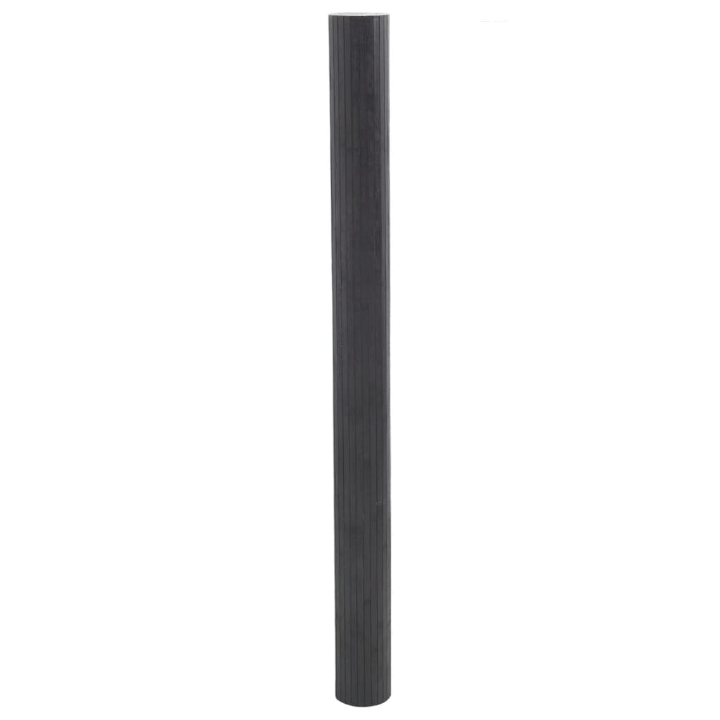Room divider, grey, width 400 cm, height 165 cm, bamboo