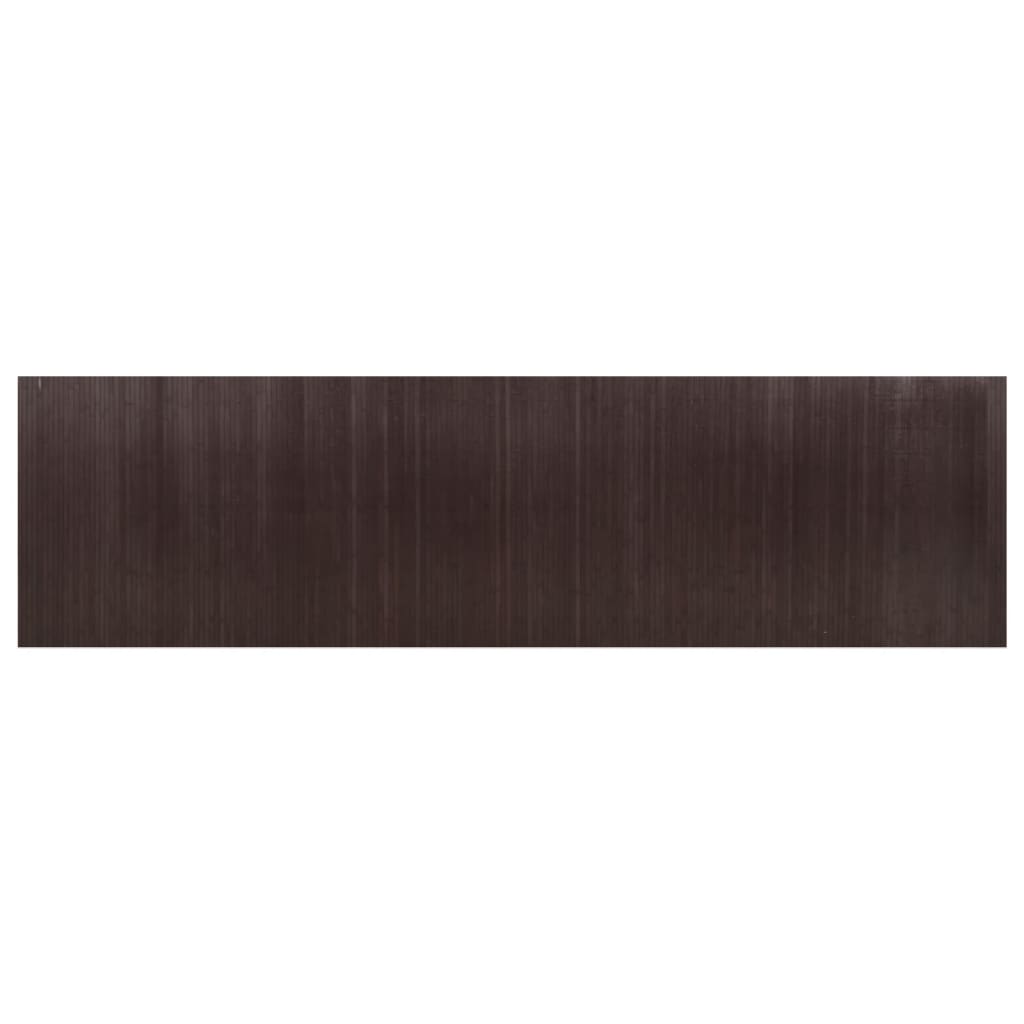 Room divider, dark brown, width 600 cm, height 165 cm, bamboo