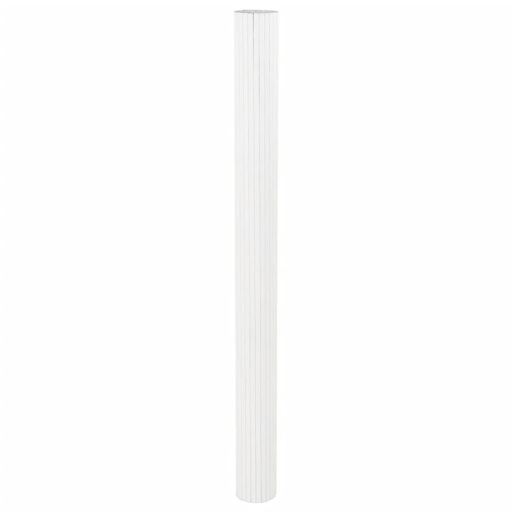 Telpas nodalījums, balts, platums 800 cm, augstums 165 cm, bambuss