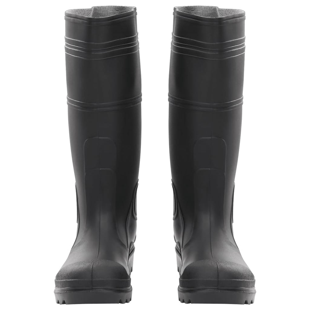 Rubber boots, black, PVC, size 38