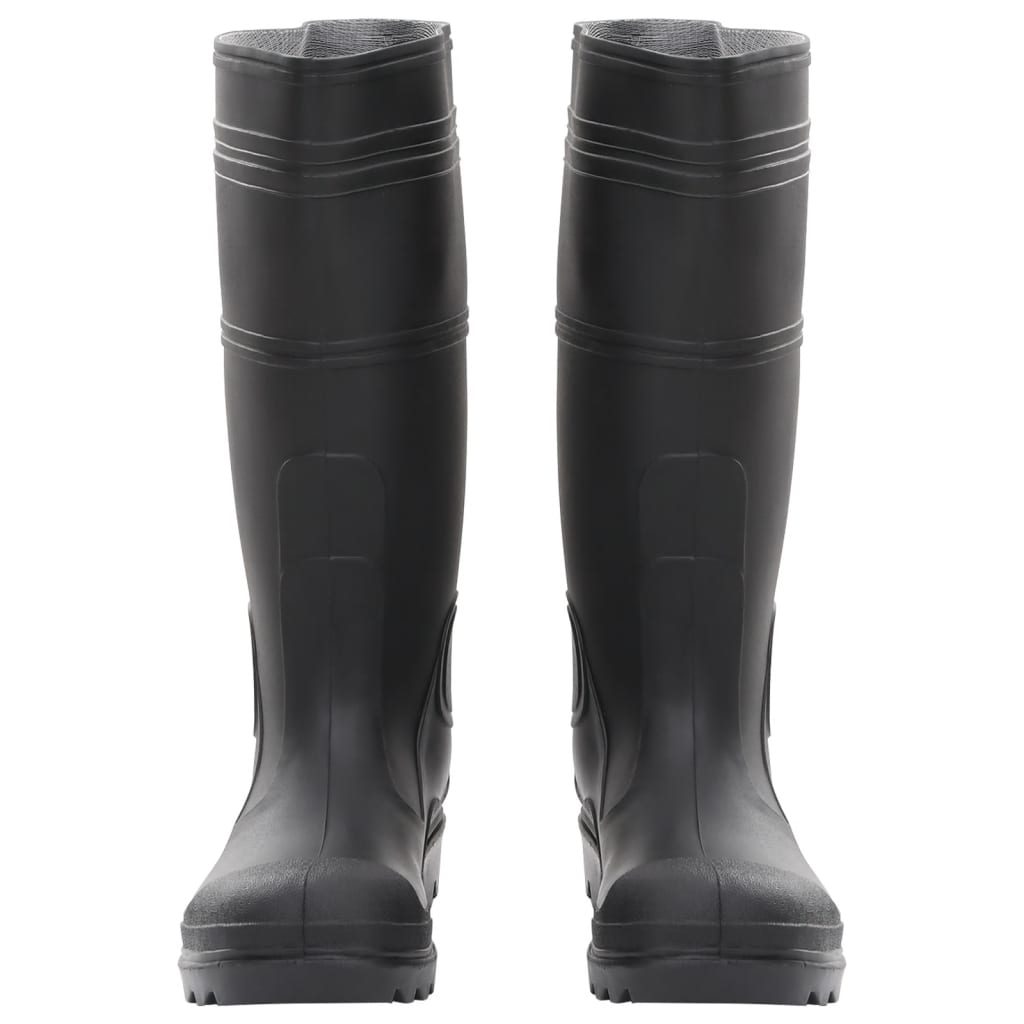Guminiai batai, juodos spalvos, PVC, 39 dydžio