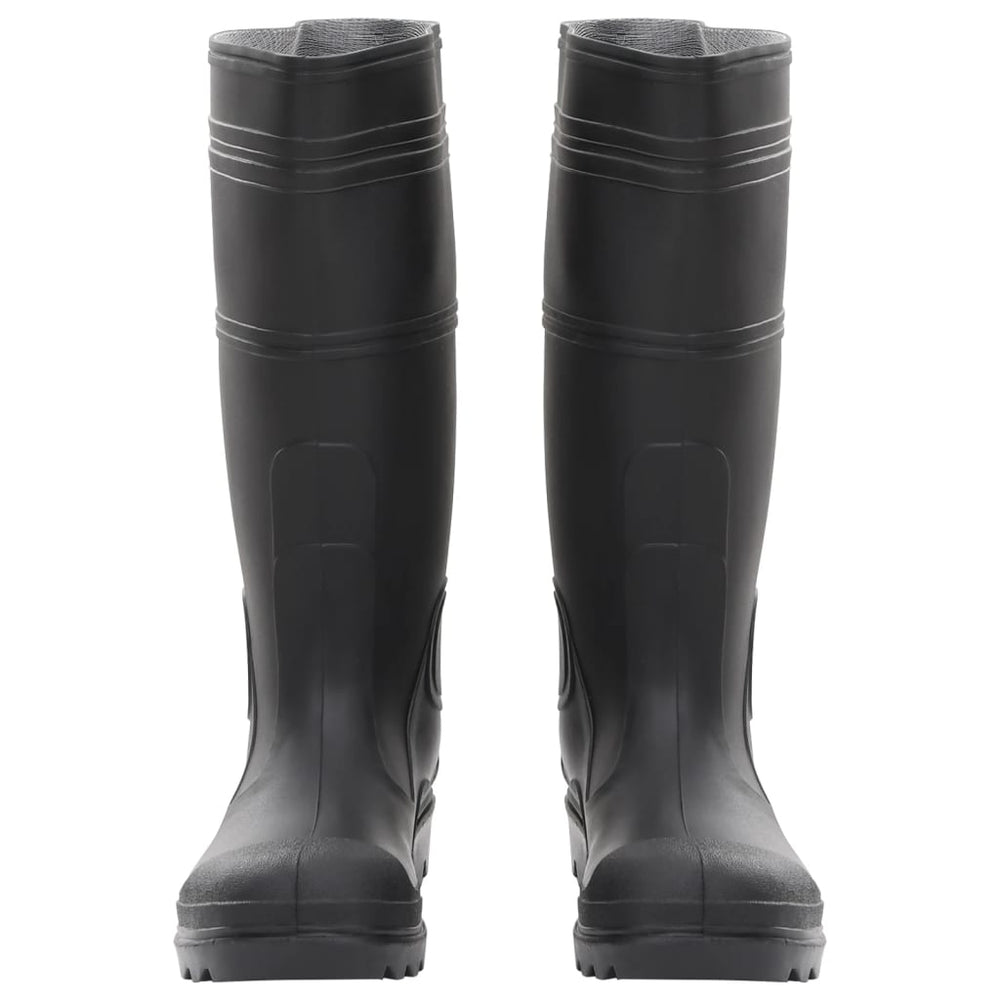 Guminiai batai, juodos spalvos, PVC, 40 dydžio