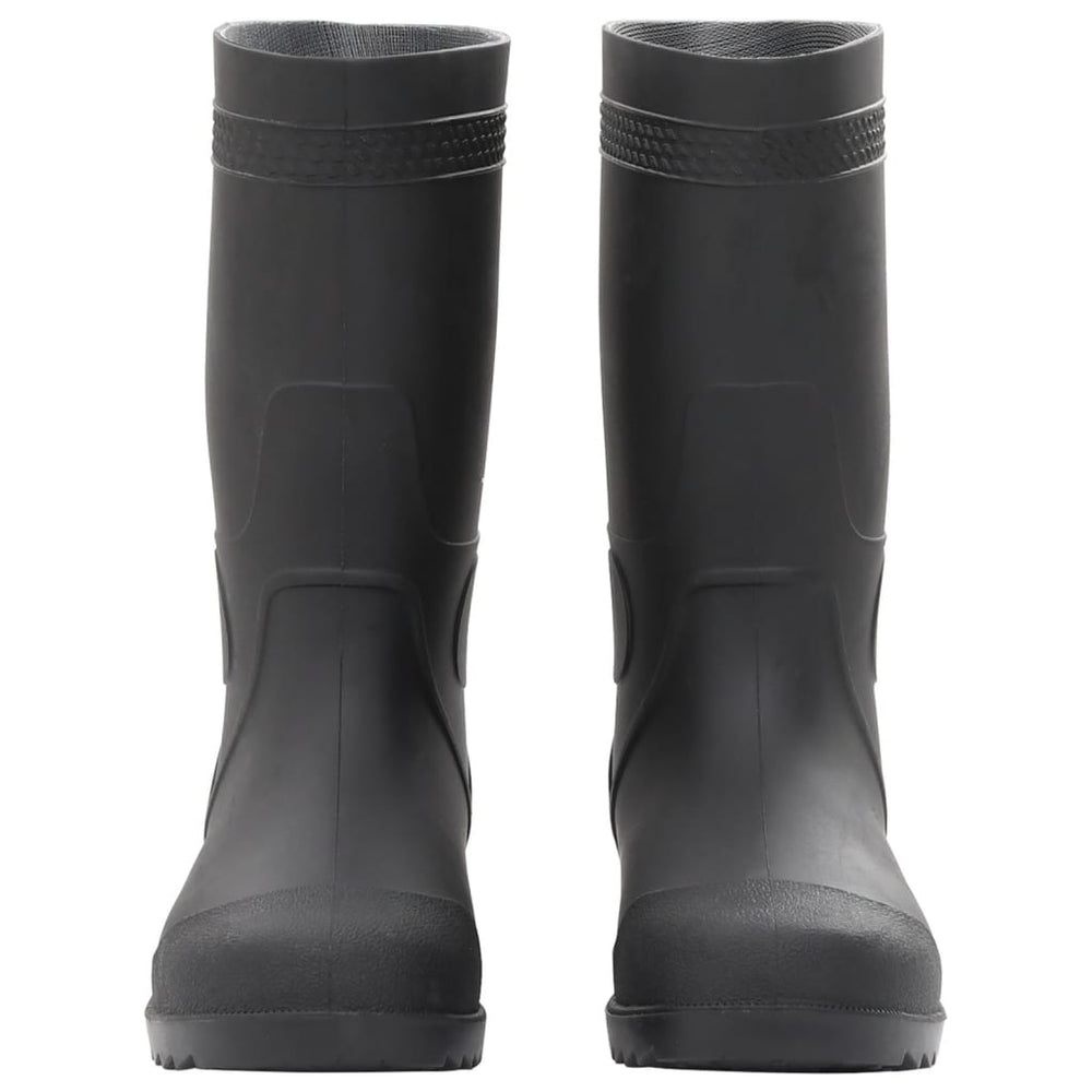 Rubber boots, black, PVC, size 38