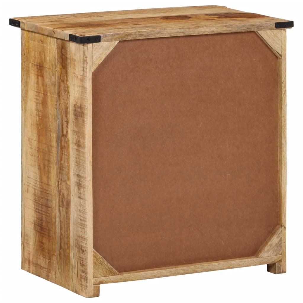 Side cabinet with 3 drawers, 55x35x60cm, solid mango wood