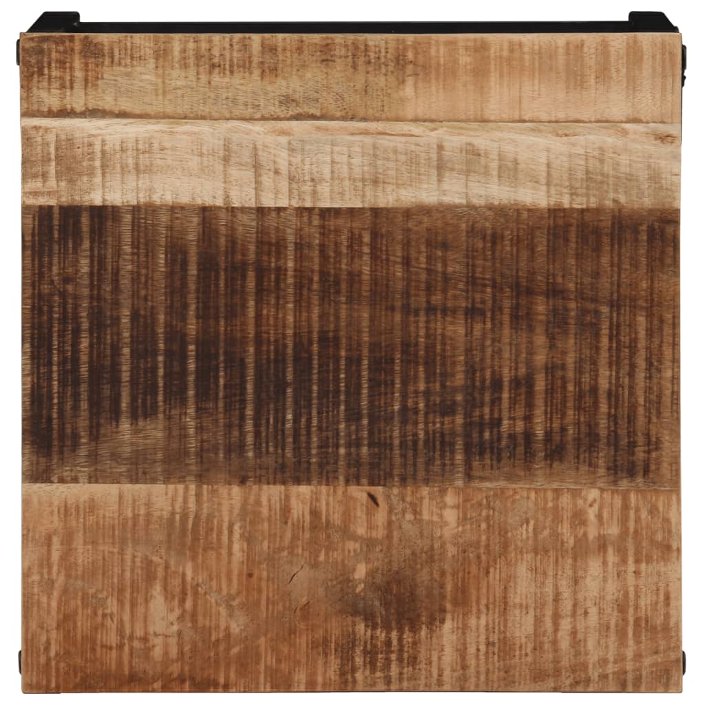Kavos staliukas, 35x35x30cm, neapdorotos mango medienos masyvas