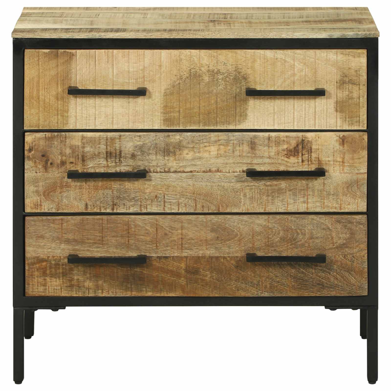 Kabalas su stalčių 70 x 35 x 70 cm Mango medienos masyvas