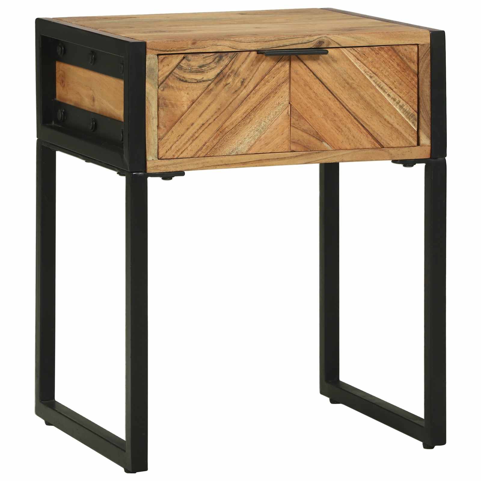 Bedside cabinet with drawer Brown 40 x 35 x 50 cm