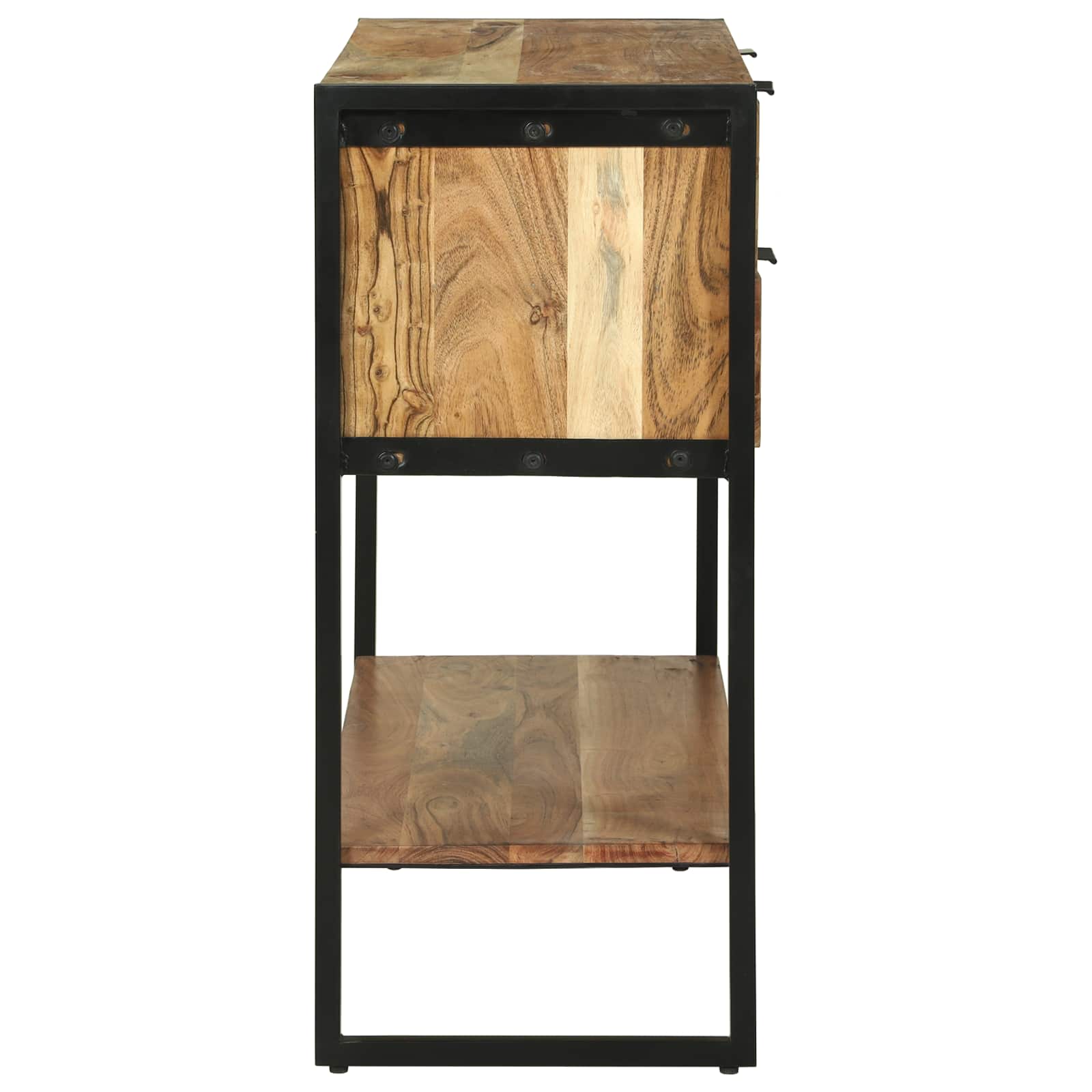 Konsolinis stalas Ruda 90 x 35 x 80 cm Kietos akacijos mediena