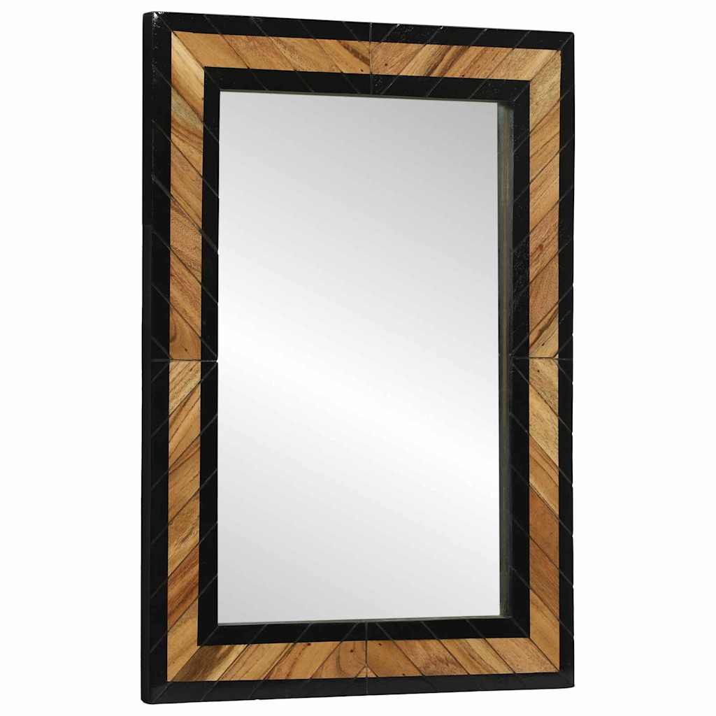 Sieninis veidrodis Stačiakampio Juoda ir Ruda 70 x 2 x 70 cm