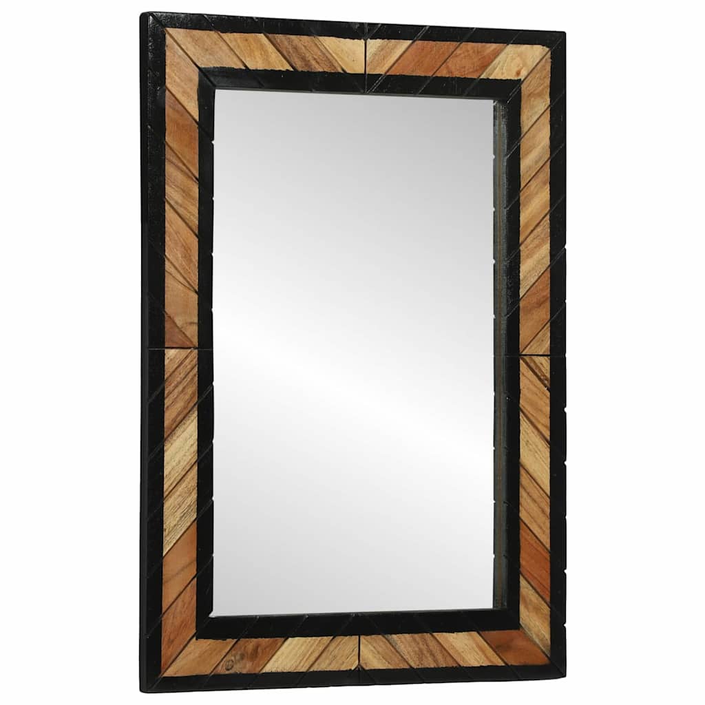 Sieninis veidrodis Stačiakampio Juoda ir Ruda 70 x 2 x 70 cm