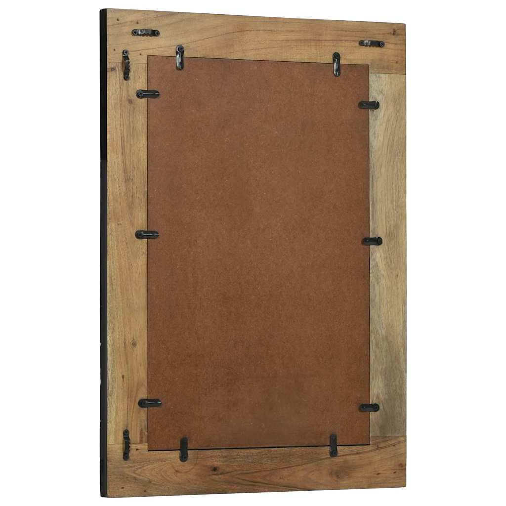 Sieninis veidrodis Stačiakampio Juoda ir Ruda 70 x 2 x 70 cm