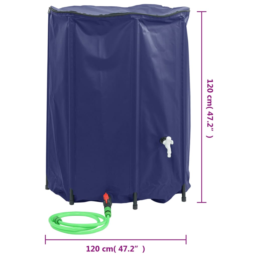 Vandens talpa su čiaupu, sulankstoma, 1350l, PVC