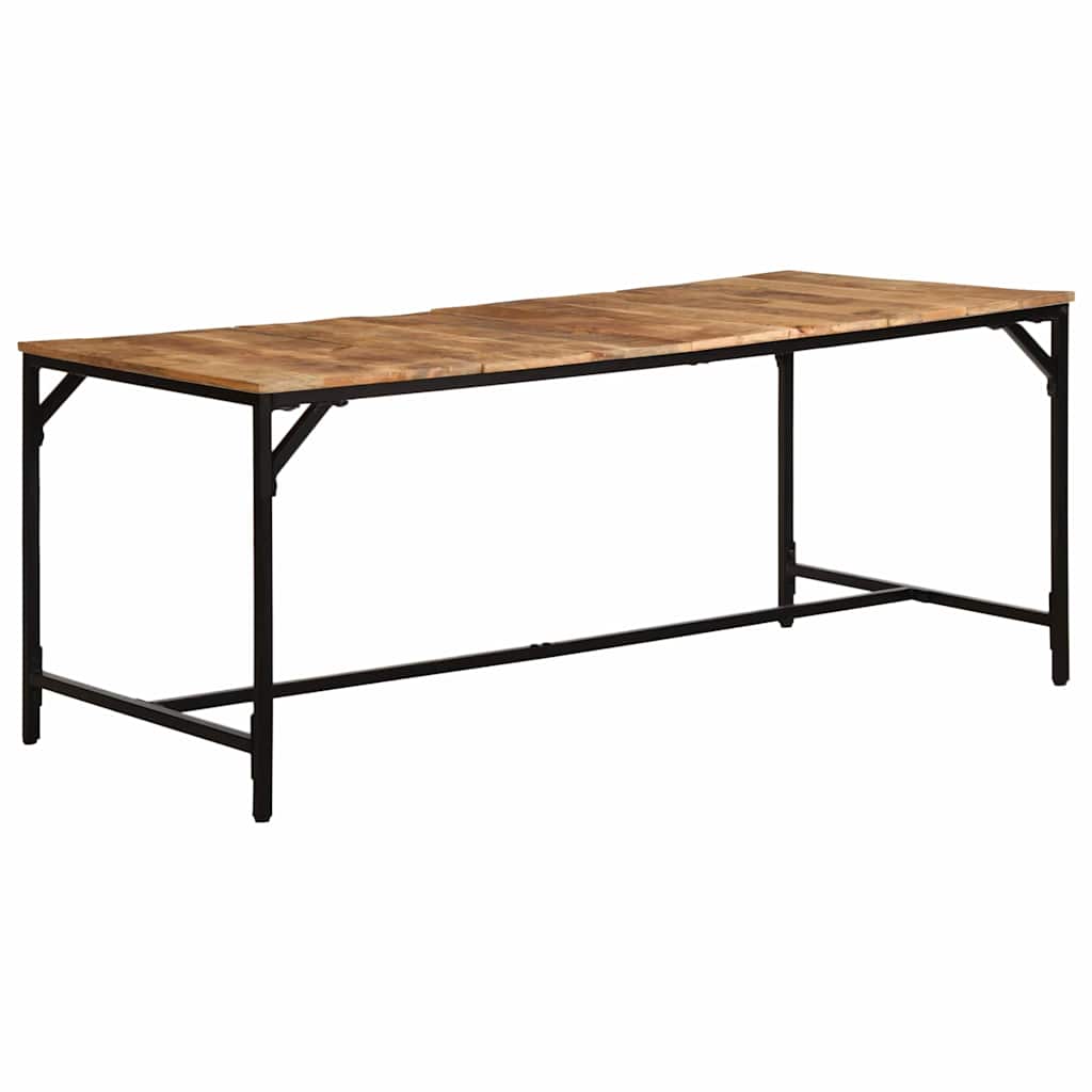 Dining table, 180x90x75cm, solid mango wood