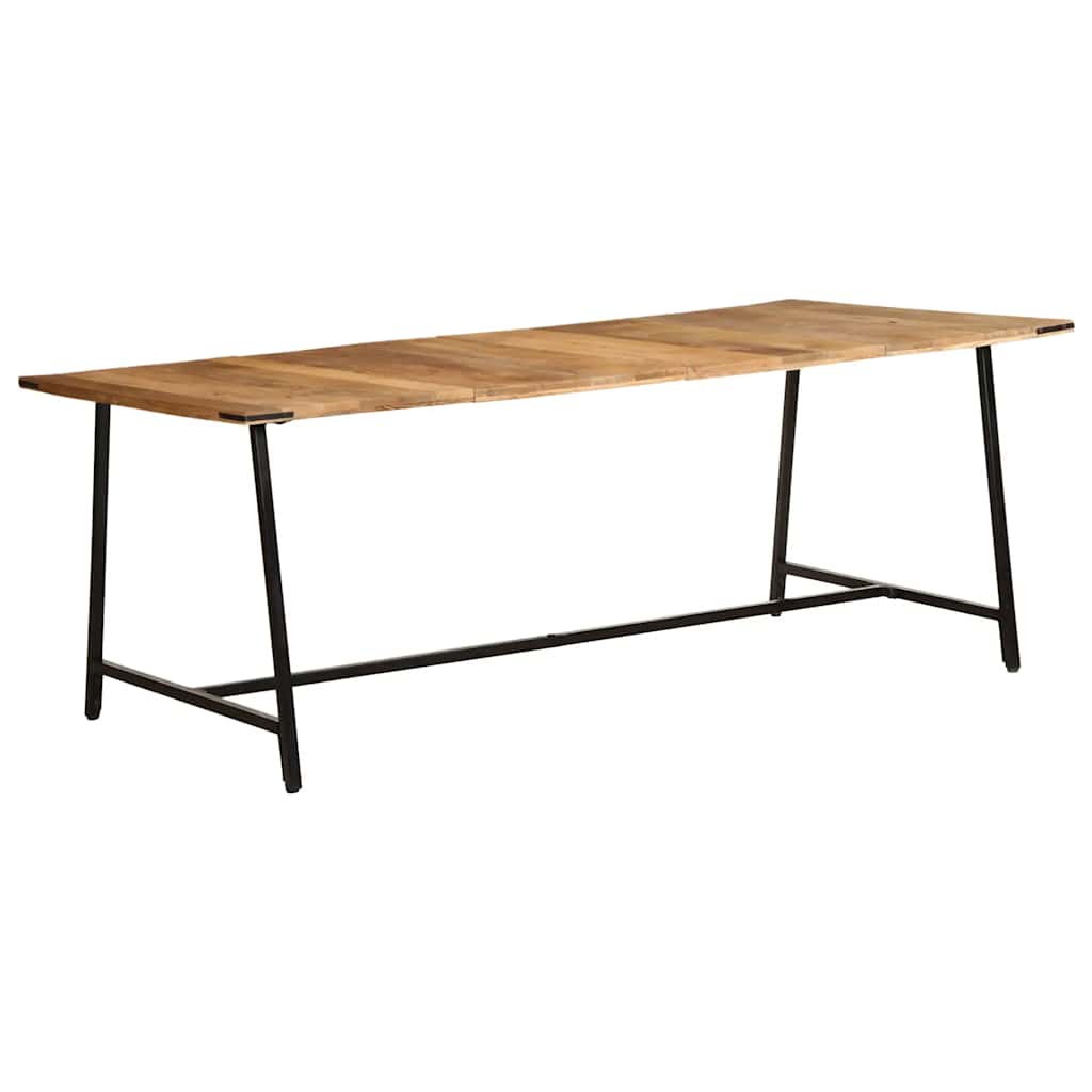 Dining table, 200x100x75cm, solid mango wood