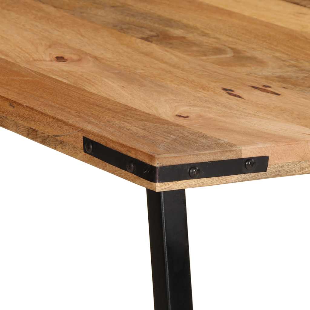 Dining table, 200x100x75cm, solid mango wood