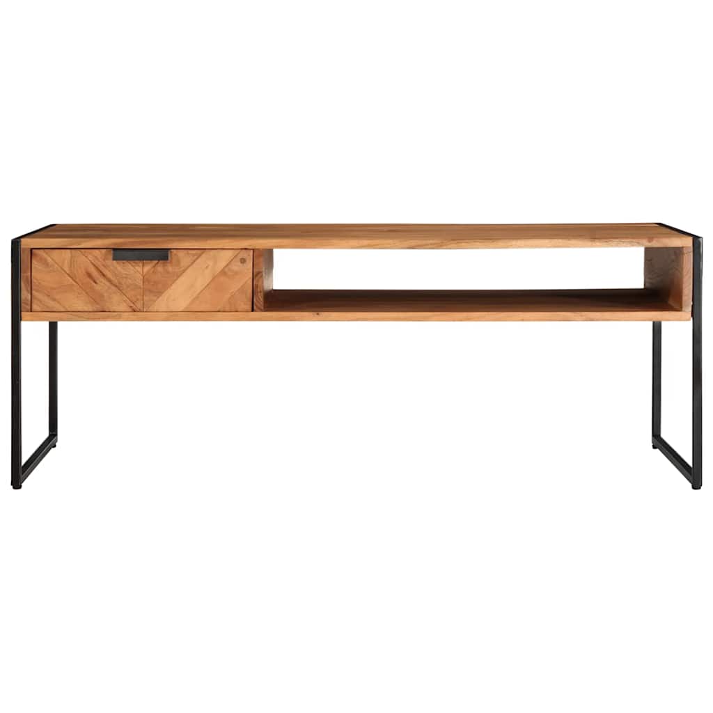 Coffee table, 110x55x40cm, solid acacia wood