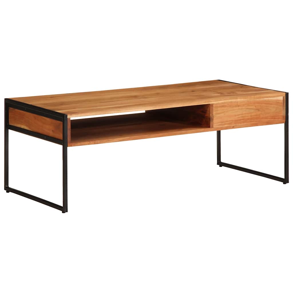 Coffee table, 110x55x40cm, solid acacia wood
