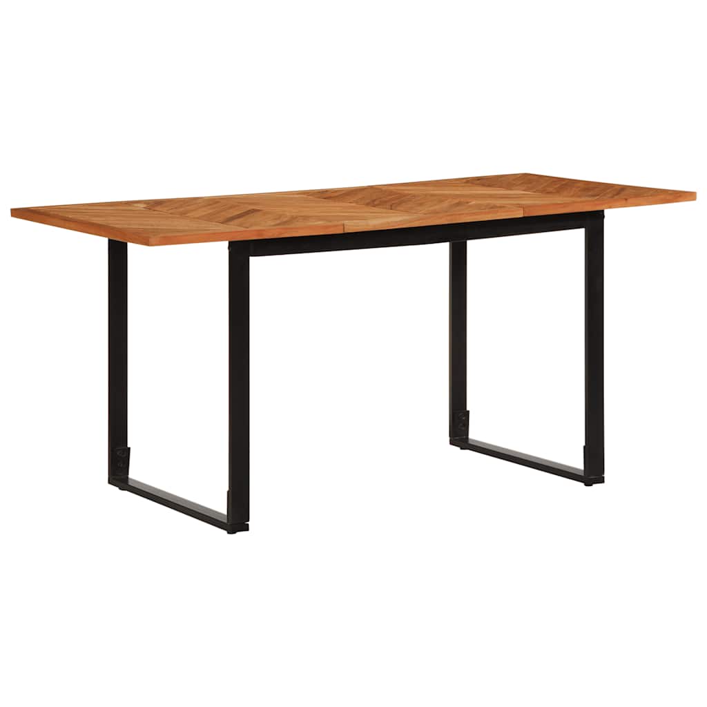 Valgomojo stalas, 160x80x75cm, akacijos medienos masyvas
