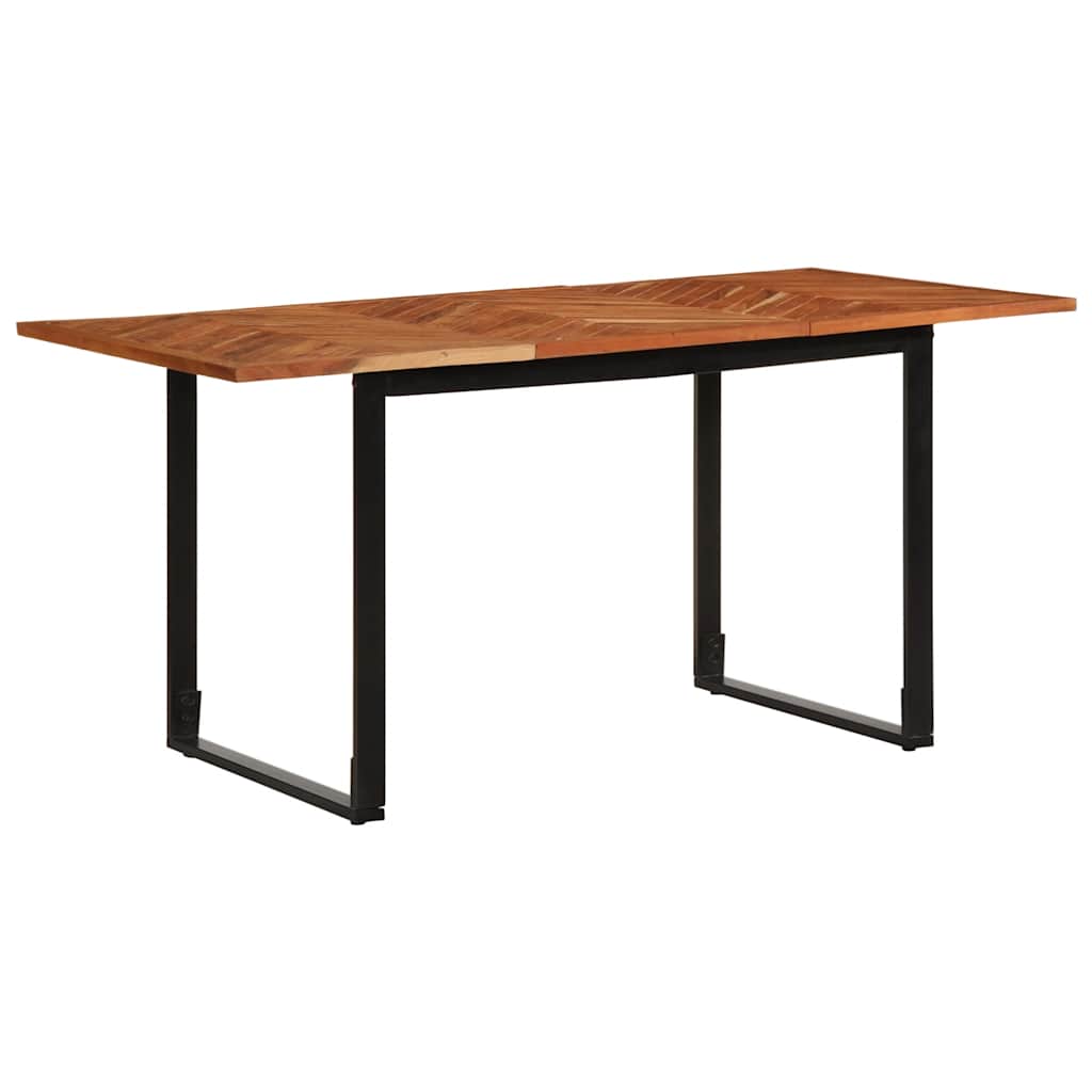 Valgomojo stalas, 160x80x75cm, akacijos medienos masyvas