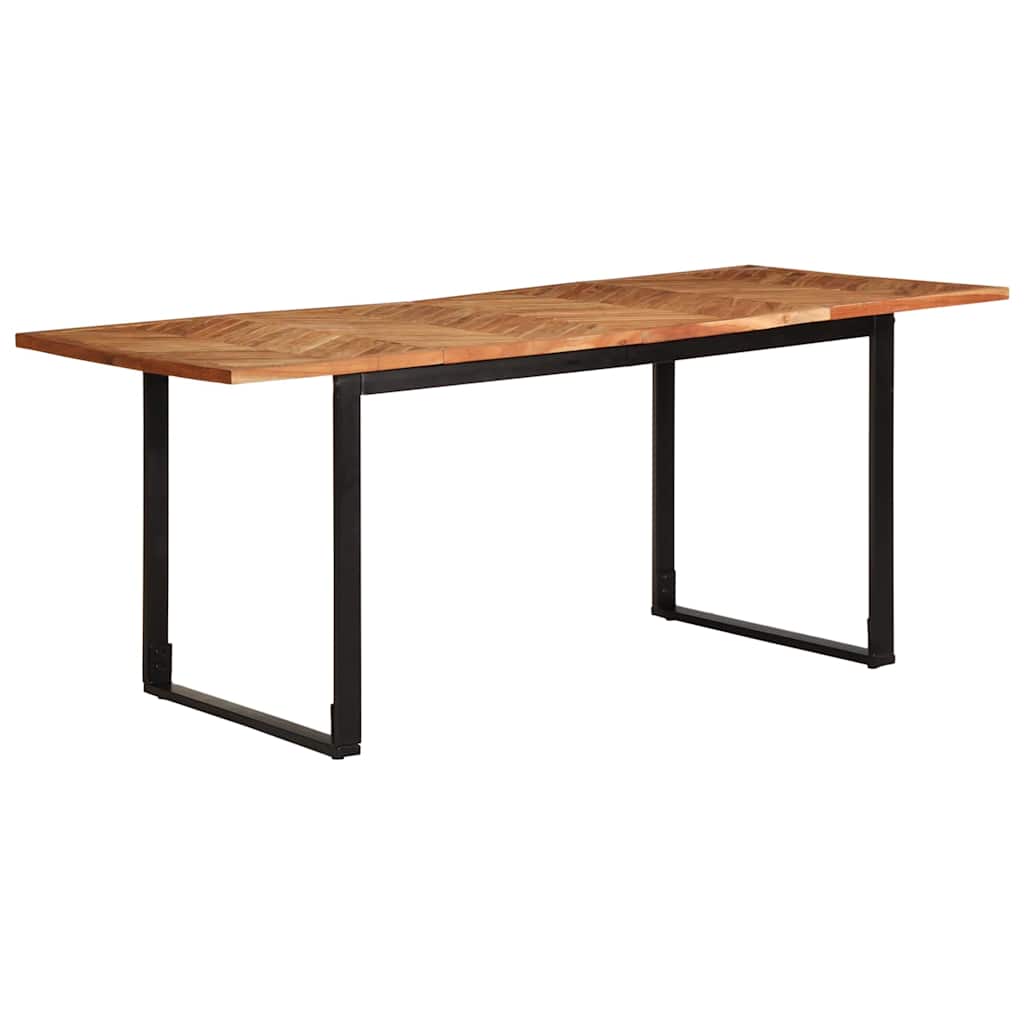 Valgomojo stalas, 180x90x75 cm, akacijos medienos masyvas