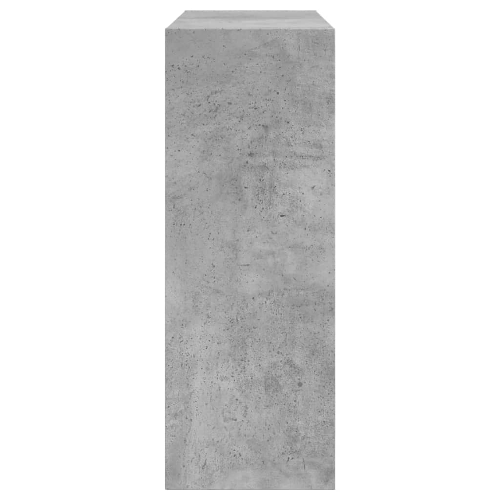 Spintelė batams, betono pilka, 60x21x57cm, apdirbta mediena