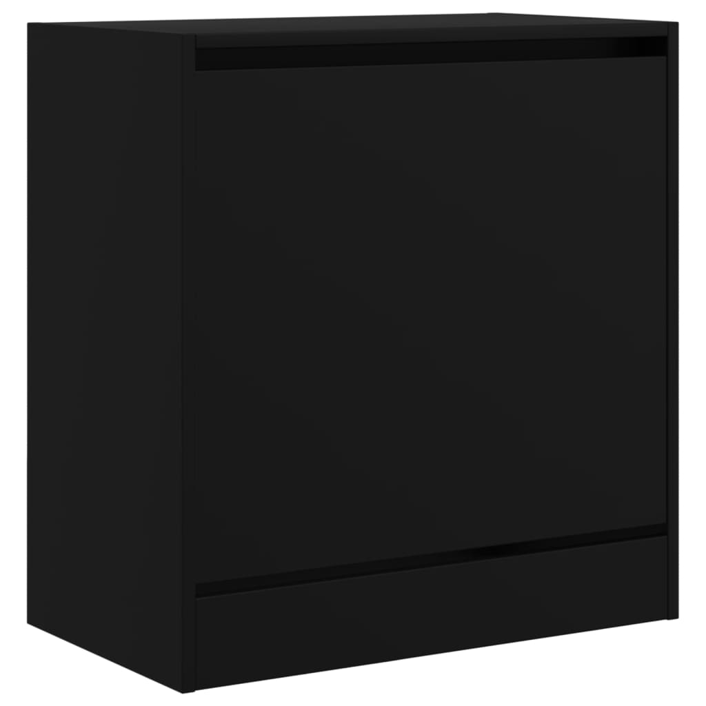 Apavu skapis, melns, 60x34x63,5cm, apstrādāta koksne