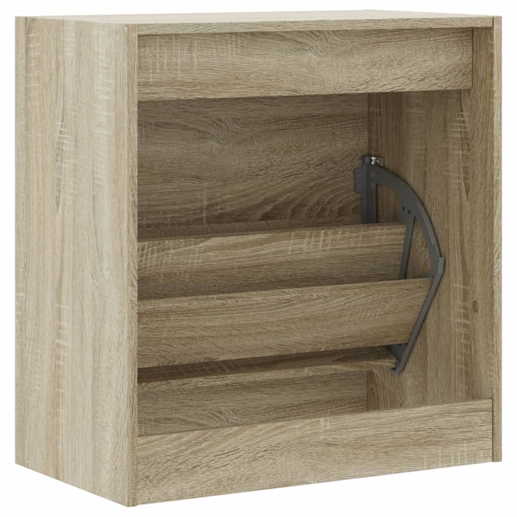 Apavu skapis, ozols sonoma, 60x34x63,5cm, apstrādāta koksne