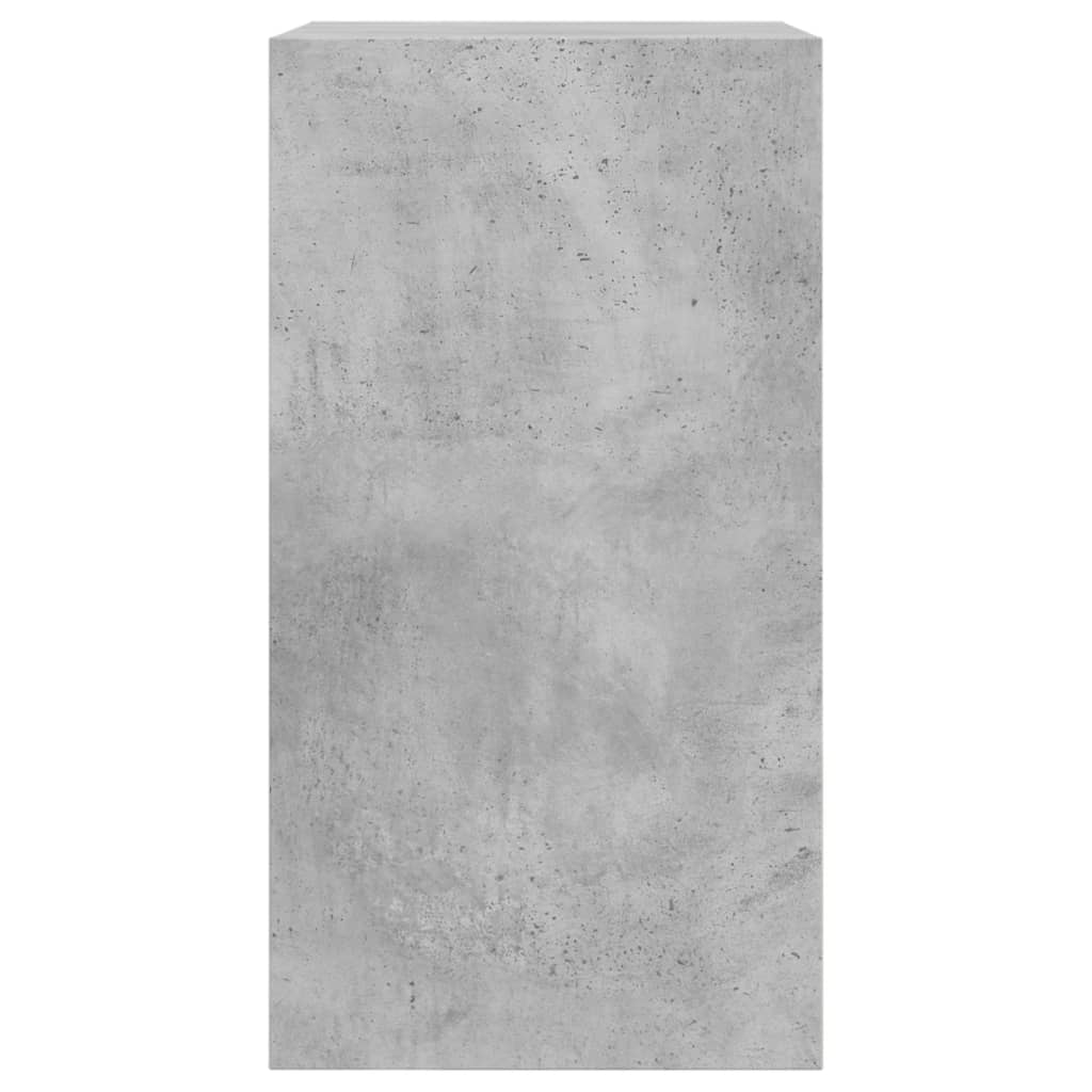 Shoe cabinet, concrete grey, 60x34x63.5cm, engineered wood