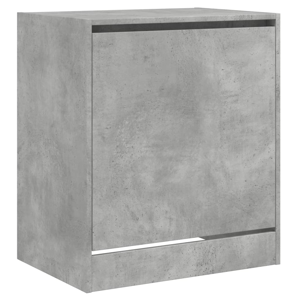 Shoe cabinet, concrete gray, 60x42x69cm, engineered wood