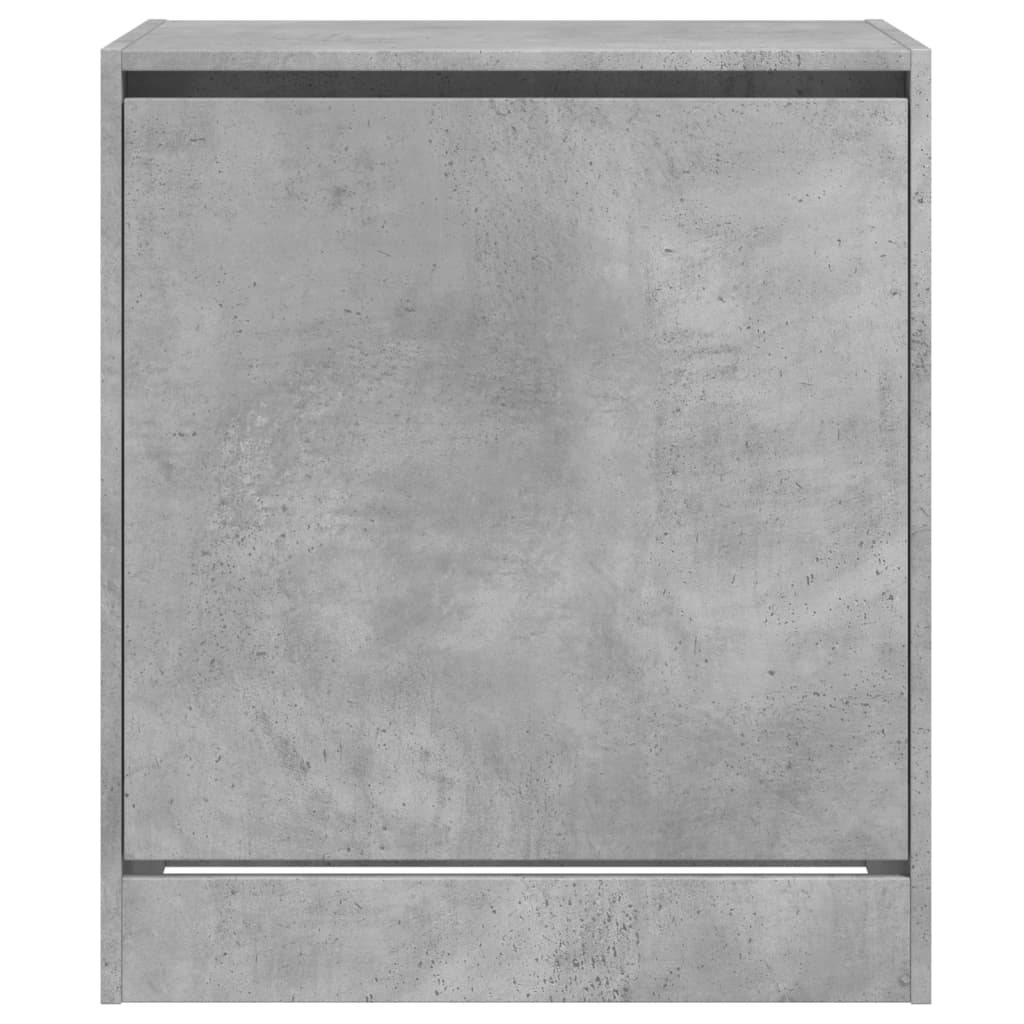 Shoe cabinet, concrete gray, 60x42x69cm, engineered wood