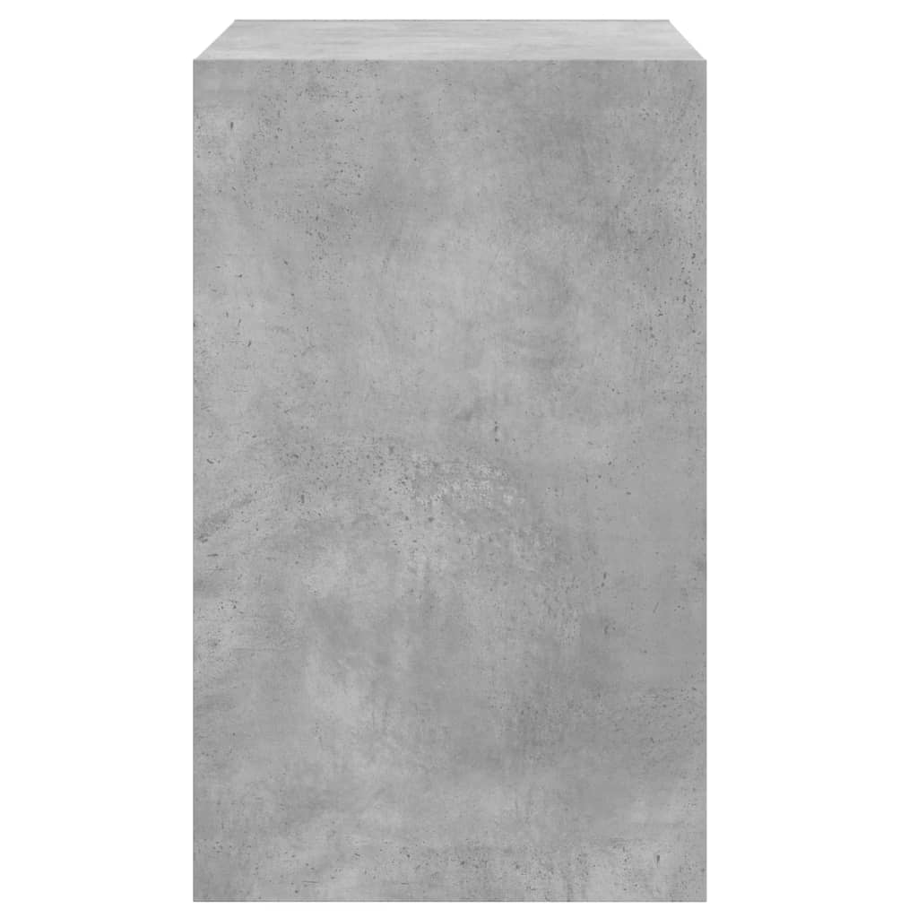 Shoe cabinet, concrete gray, 60x42x69cm, engineered wood