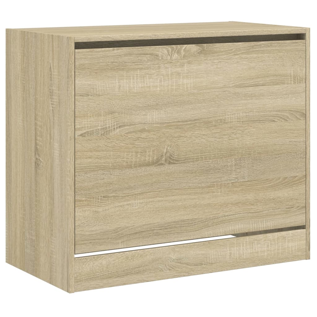 Shoe cabinet, Sonoma oak, 80x42x69cm, engineered wood