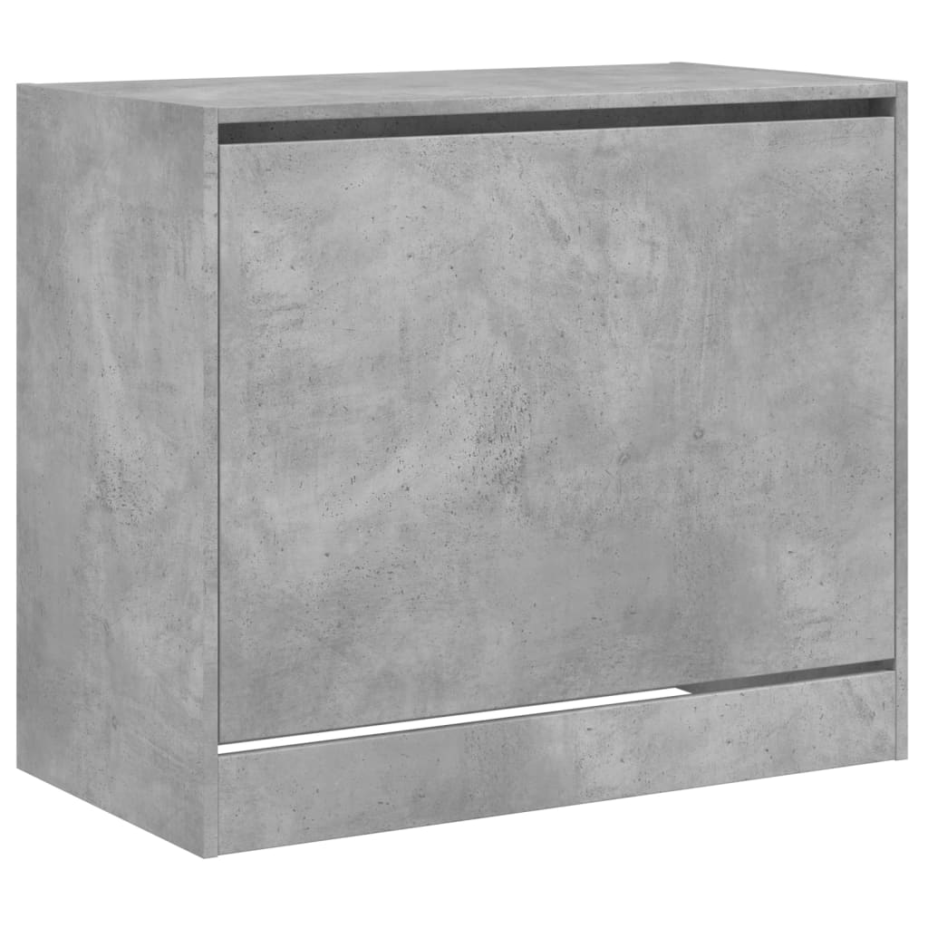 Shoe cabinet, concrete grey, 80x42x69cm, engineered wood
