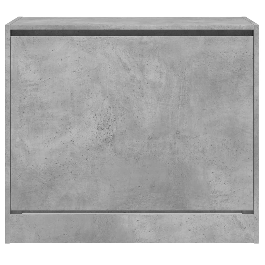 Shoe cabinet, concrete grey, 80x42x69cm, engineered wood