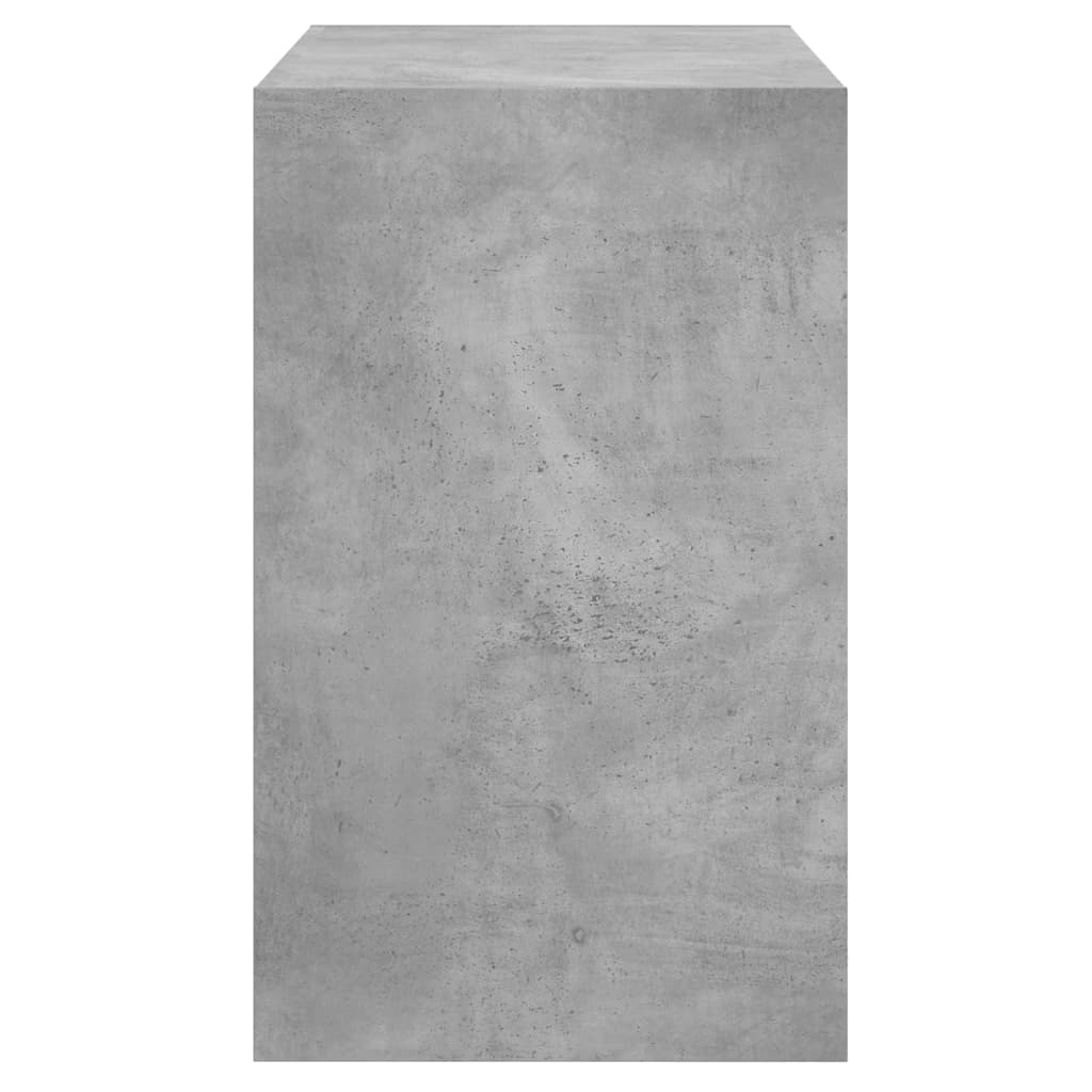 Shoe cabinet, concrete grey, 80x42x69cm, engineered wood