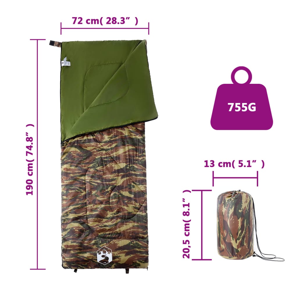 Adult Sleeping Bag for Camping, 3 Seasons