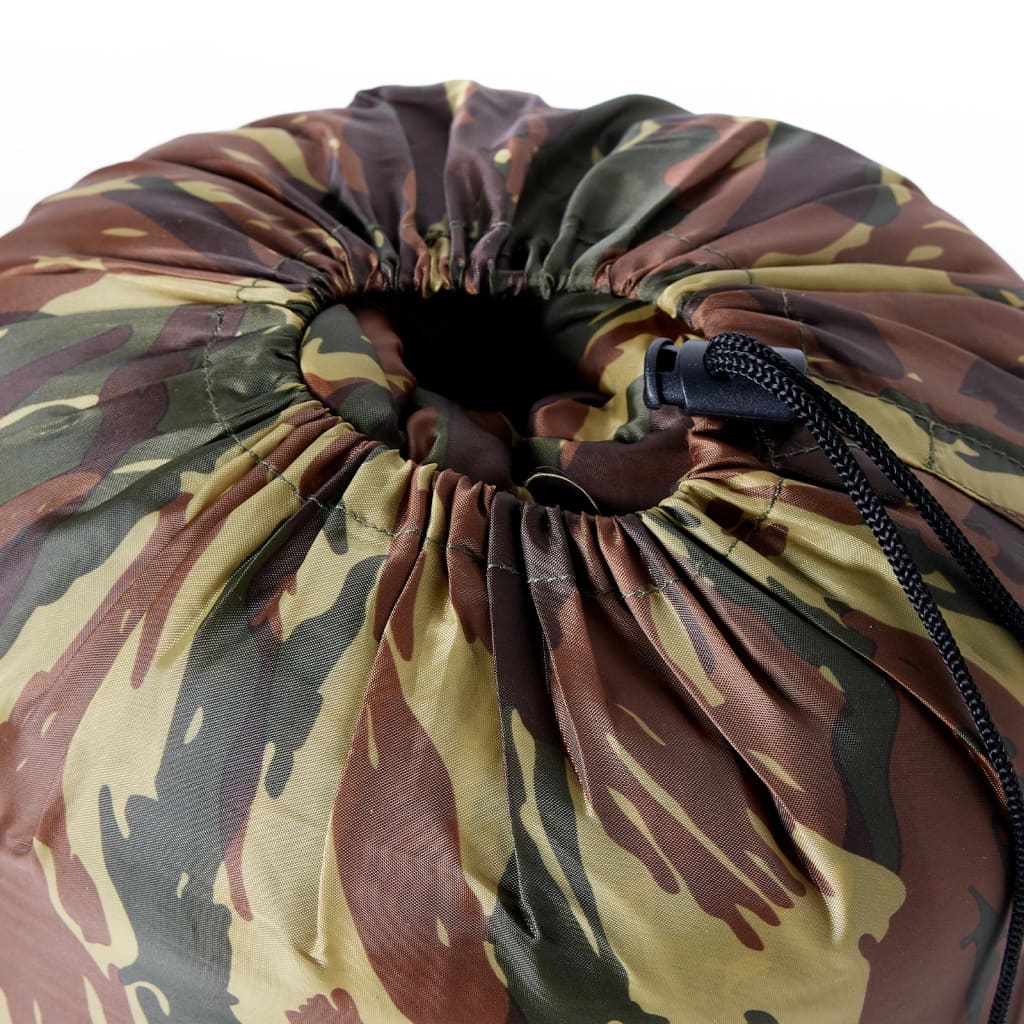 Mummy-shaped sleeping bag for adults, for 3-season camping