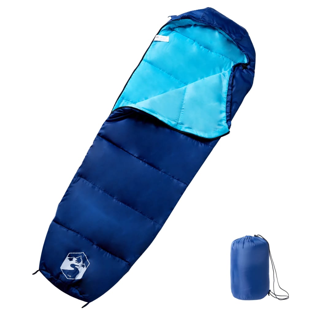Mummy-shaped sleeping bag for adults, for 3-season camping