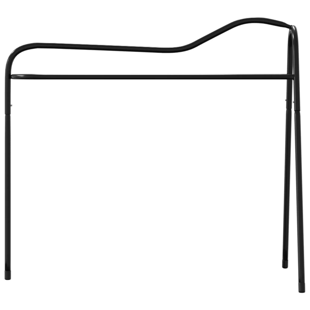 Stovas balnui, juodas, geležis, laisvai pastatomas, 3 kojos