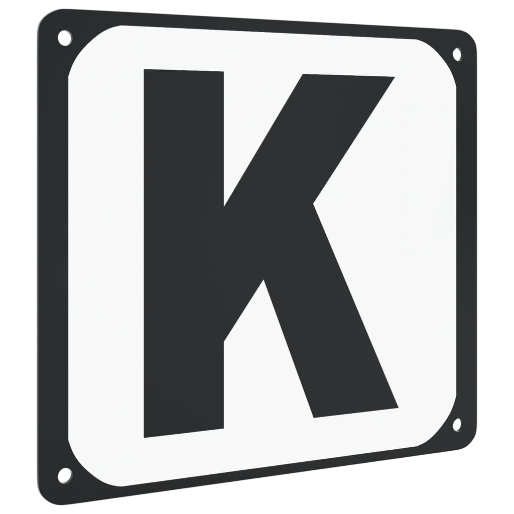 Raidės jojimo aikštelei, 12vnt., plienas